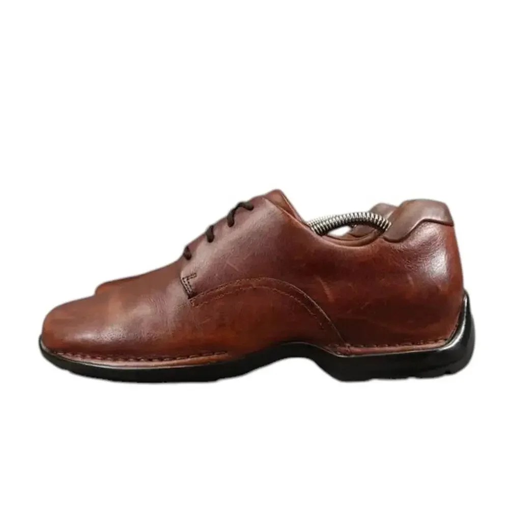 Cole Haan Shoes Men 9 Derby Oxford Classic Leather Lace Up Brown Beckett Comfort